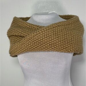 Collection Eighteen Womens Color Beige Infinity Knit Loop Scarf
